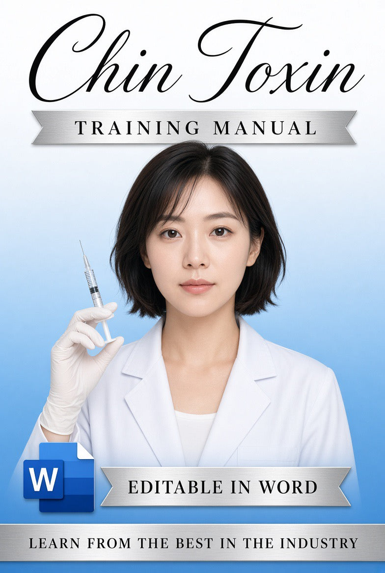 Chin Toxin Editable Training Manual | Instant Download | Word
