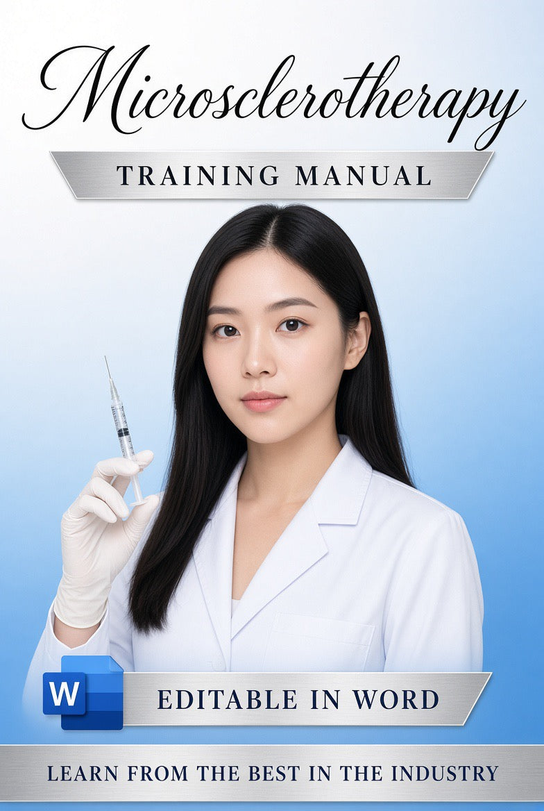 Microsclerotherapy Training Manual | Editable Word Document